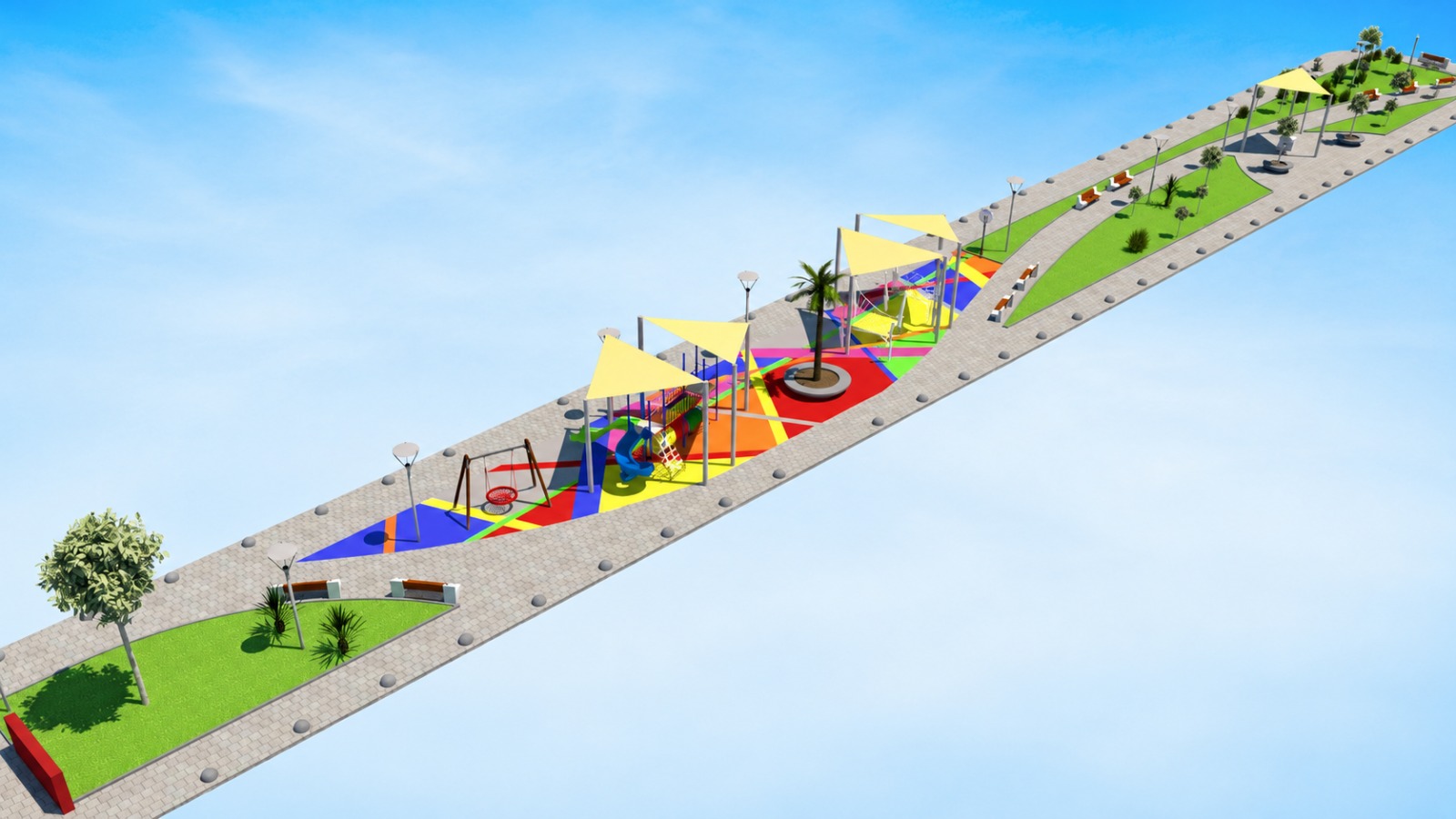 Municipalidad de La Cruz avanza en esperado proyecto de mejoramiento de la plaza de la Villa Terravida